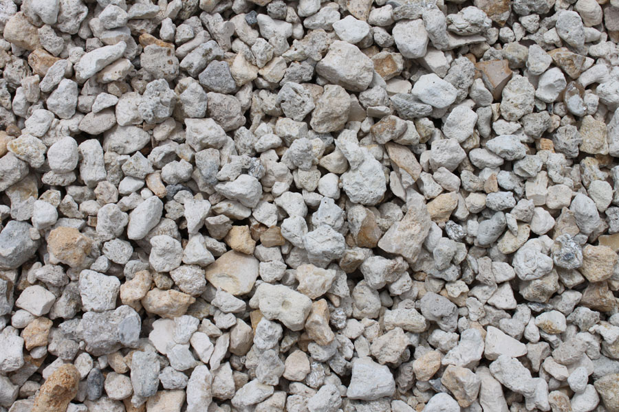 Limerock 3/4" — for driveway and base material