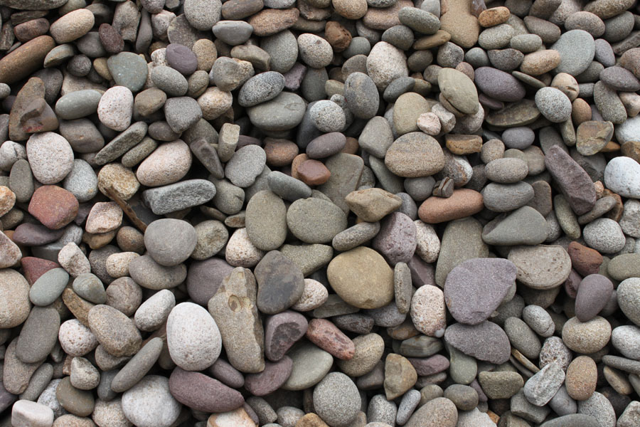 River jacks decorative stone